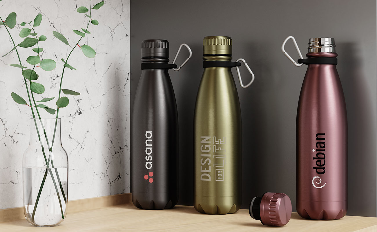Nova Pure - Double Walled Water Bottles Personalised